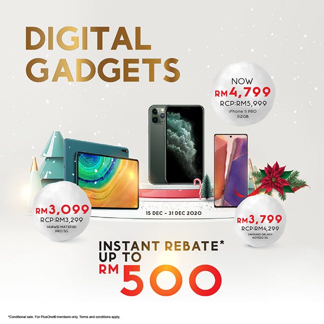 Instant Rebate up to RM500